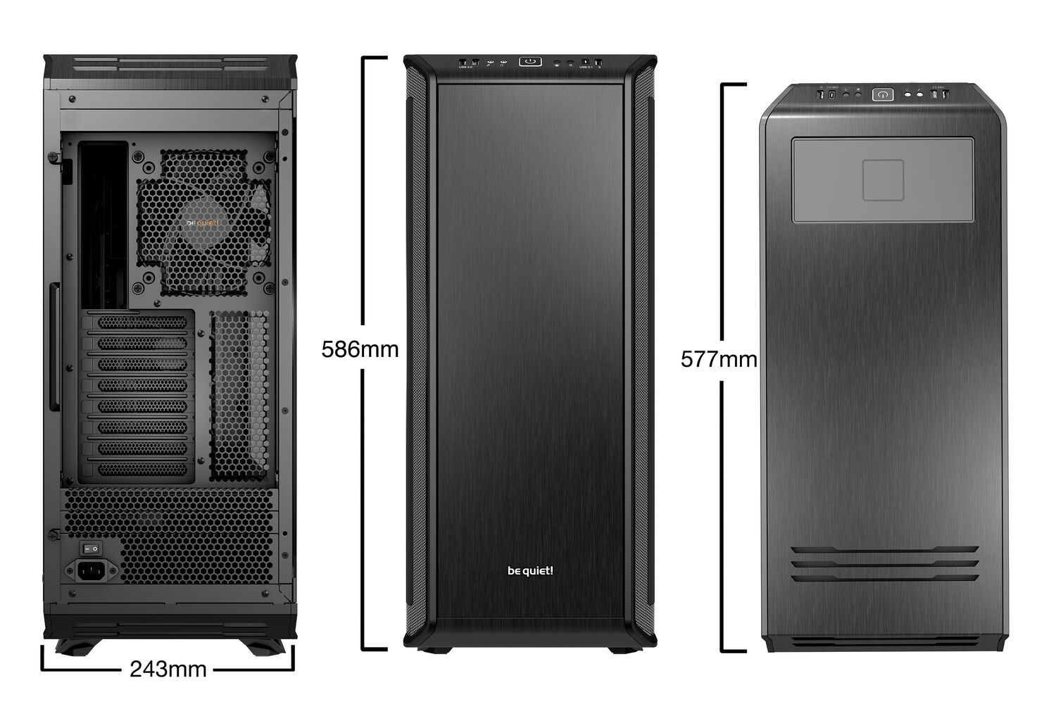 be quiet! Dark Base Pro 900 Full Tower Noir, BGW15