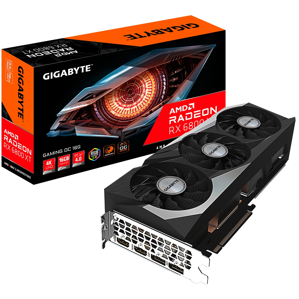 Gigabyte Radeon RX 6800 XT GAMING OC 16G AMD 16 Go GDDR6, GV