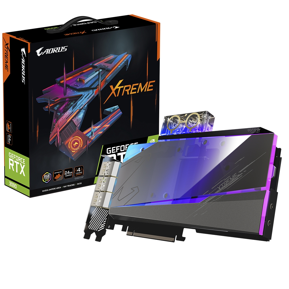 Gigabyte AORUS GeForce RTX 3090 XTREME WATERFORCE WB 24G NVIDIA 24