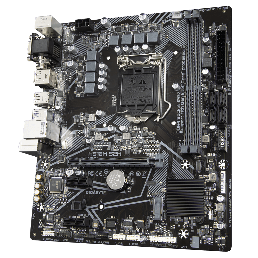 Gigabyte H510M S2H (rev. 1.0) Intel H510 LGA 1200 (Socket H5) micro ATX ...