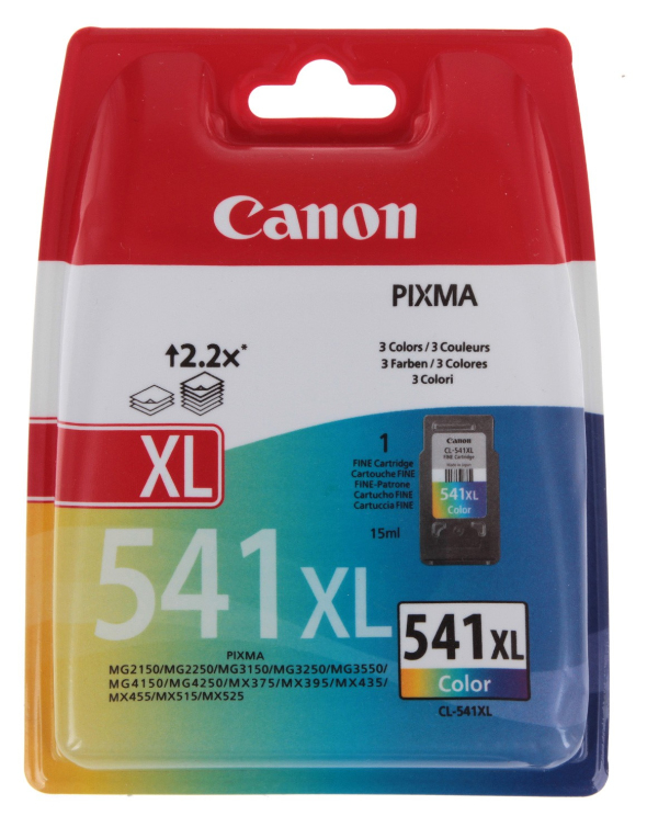 Cartucho De Tinta Canon CL-541XL Original - Compatible Con Impresoras MG, MX Y Pixma Series
