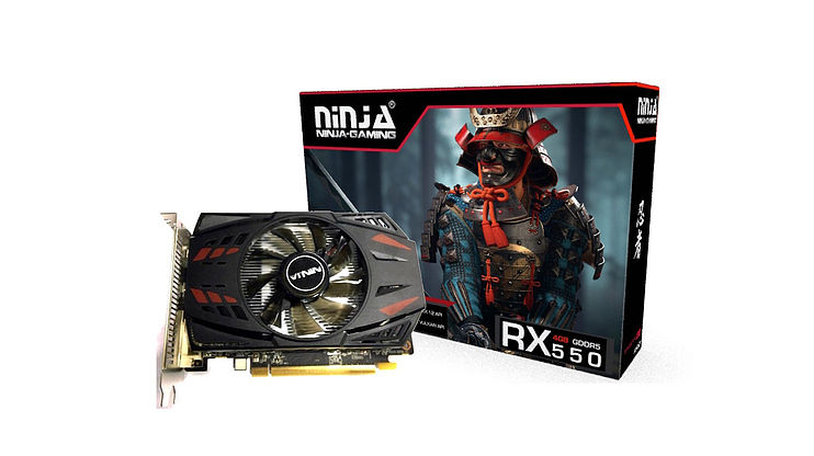 AMD Radeon Ninja RX 550 Video Card, 4GB, GDDR5, PCI-E