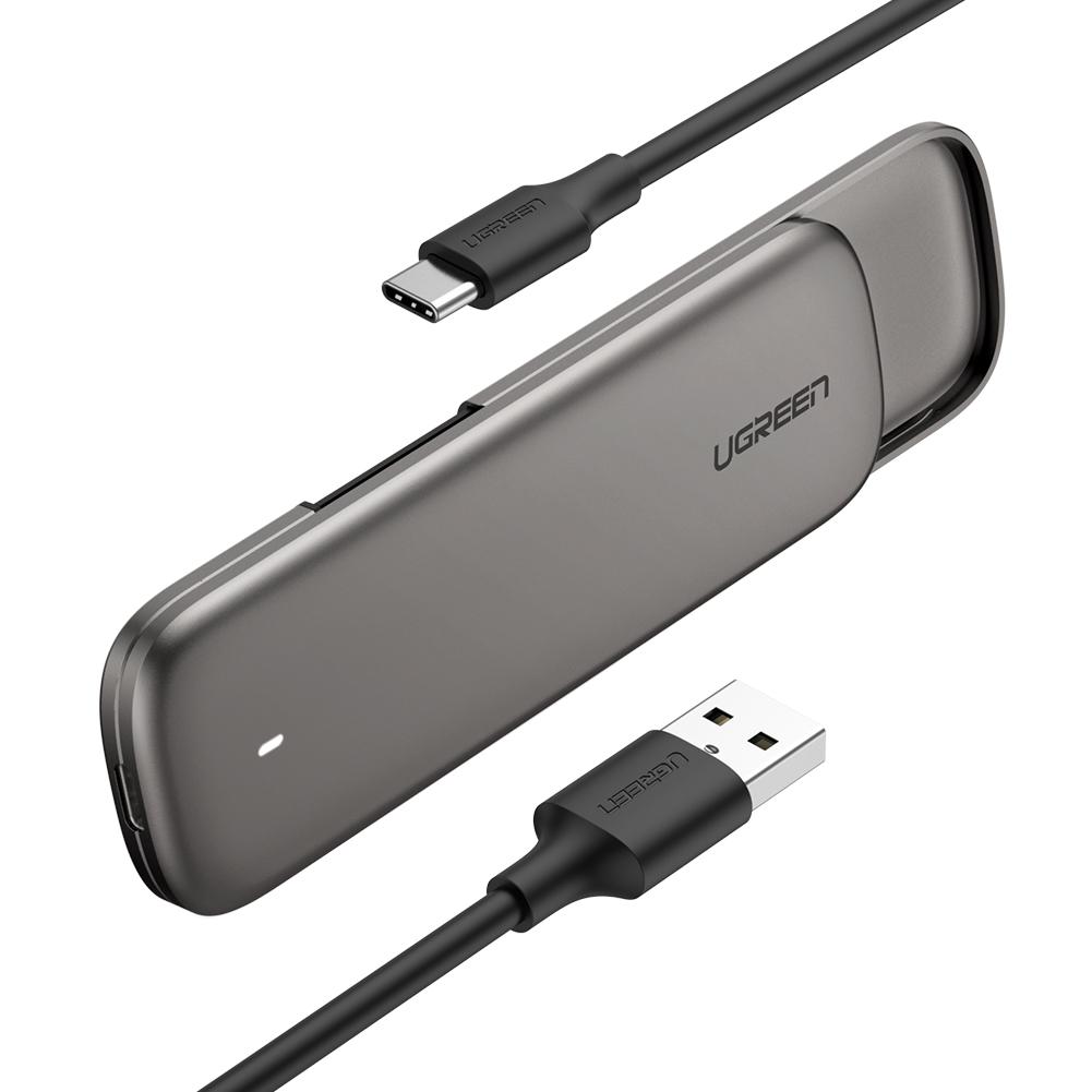 Box ổ cứng Ugreen SSD M.2 B-Key & MB Key USB 3.0