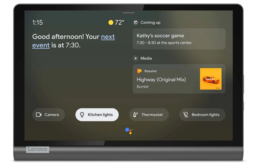 Google Assistant Yoga Smart Tab 4gb Lenovo Tab Google Assistant