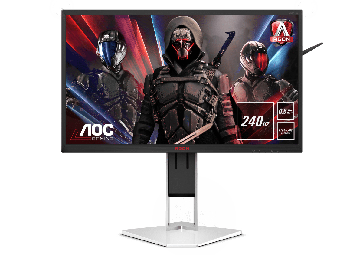 AOC AGON AG251FZ2E Gaming Monitor, Full HD, LCD, Black, Red