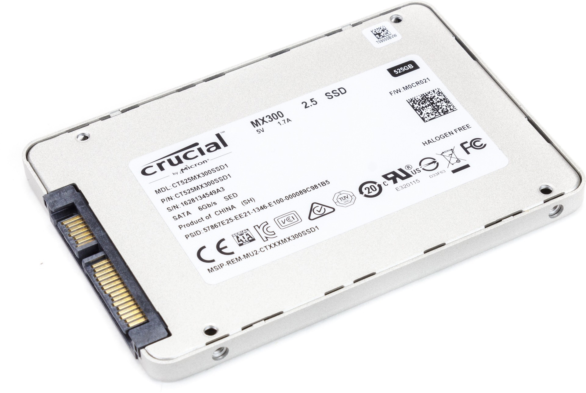 Crucial MX300 525GB 2.5インチSSD Crucialの最新SSD「MX300」に275GB