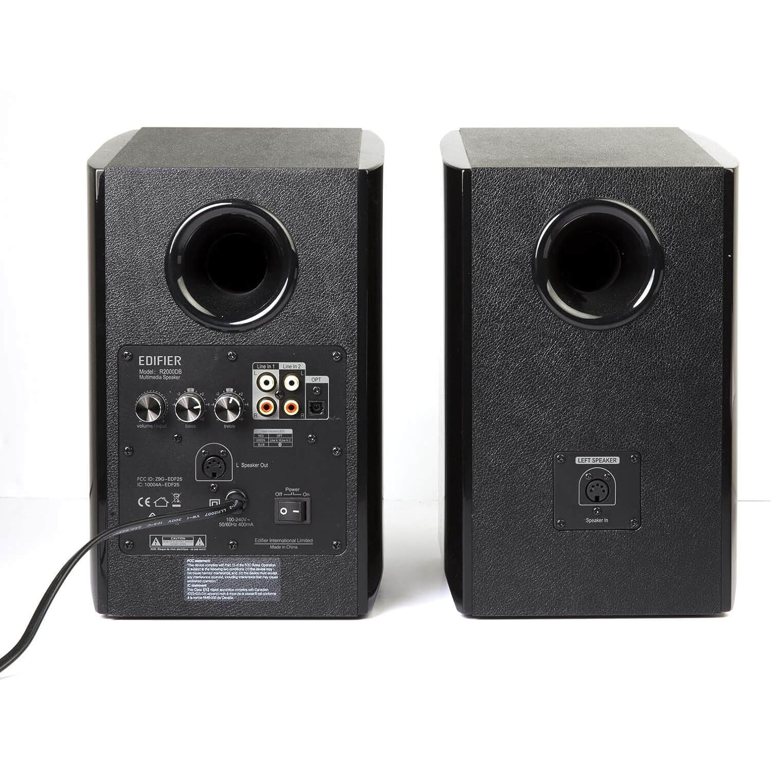 Edifier R2000db Extension Cable רמקולים אדיפייר R2000DB - 2.0, 120W, Bluetooth, שחור | TopMarket Israel