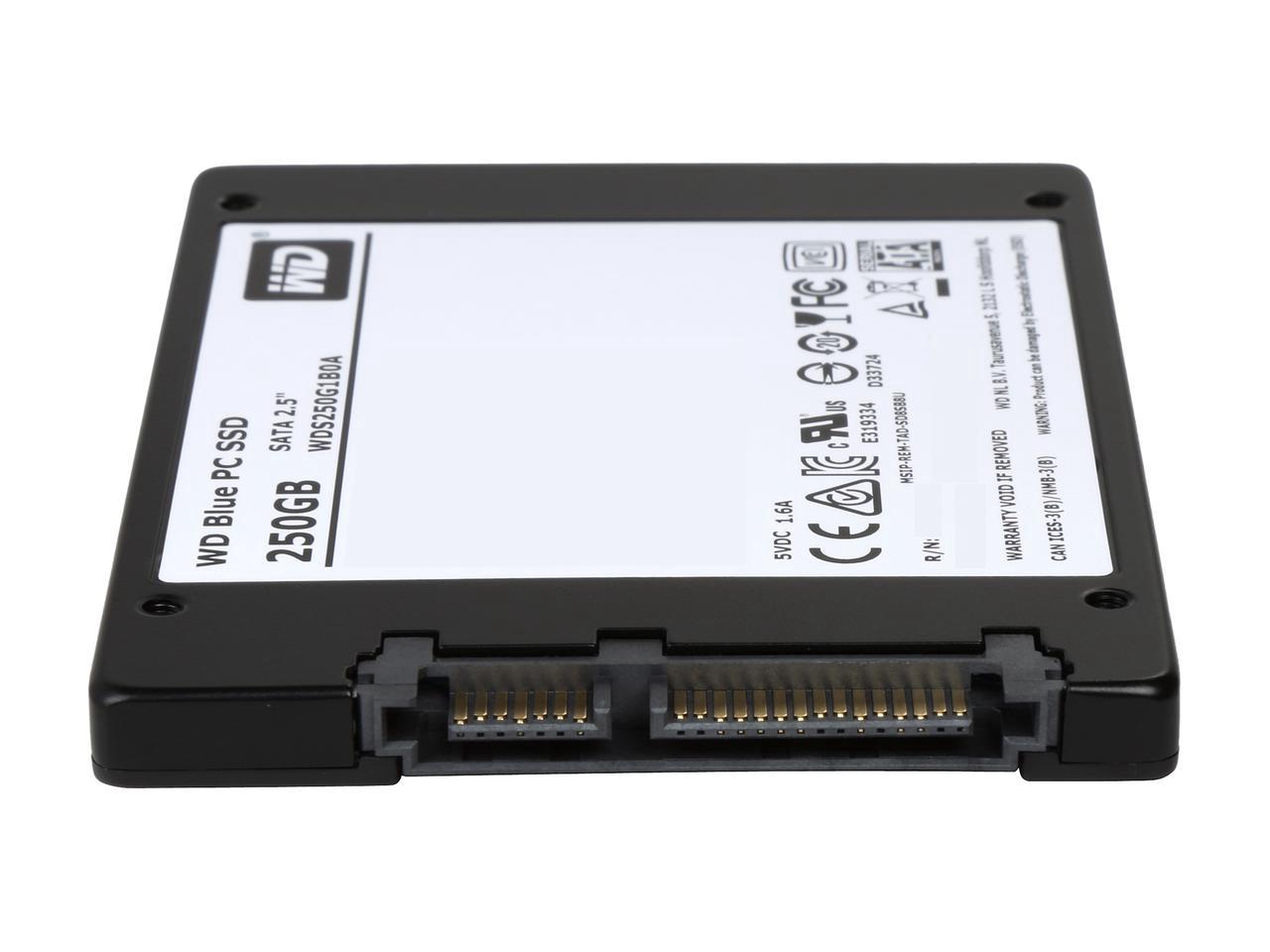 Ssd 2.5 tb. WD 250 ГБ SSD-накопитель Blue. SSD жесткий диск SATA2.5" 250gb TLC Blue wds250g2b0a WDC. Western Digital SSD 250 GB. Твердотельный накопитель Western Digital WD Blue PC SSD 1 TB.