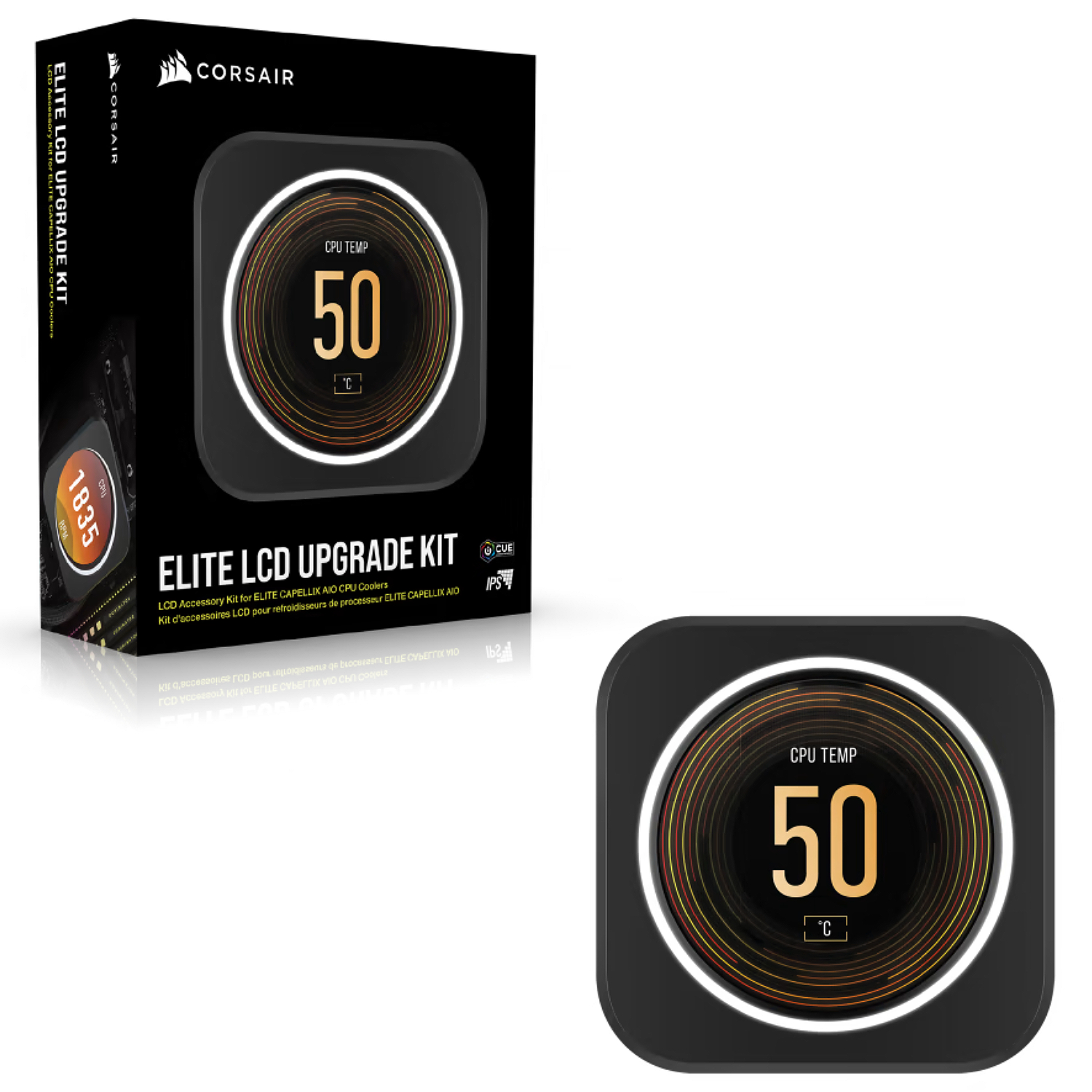 その他 CORSAIR iCUE ELITE LCD UPGRADE KIT Corsair iCUE ELITE - Kit de Actualización de Pantalla LCD para