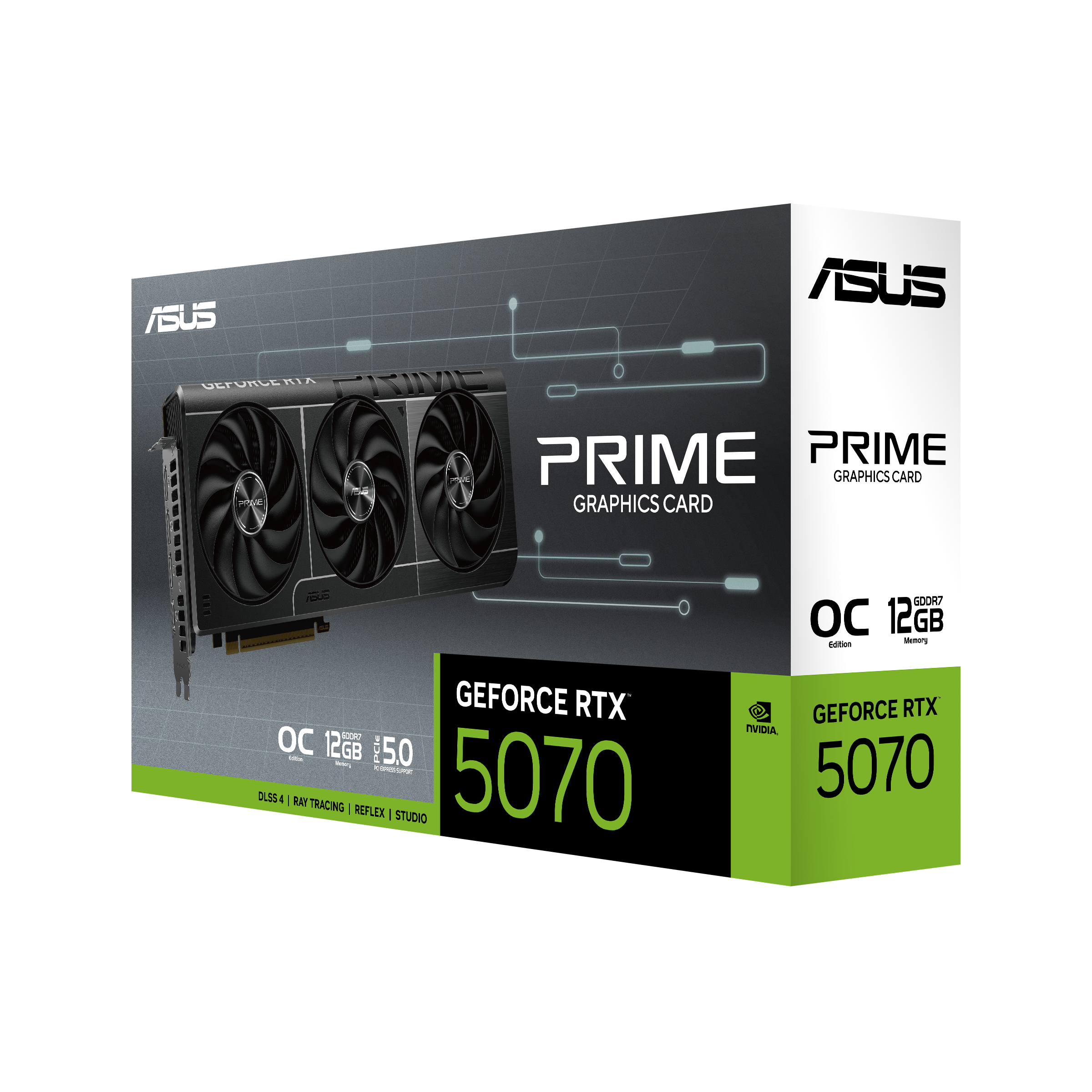 ASUS Prime - RTX5070-O12G - Video Card, NVIDIA GeForce RTX 5070
