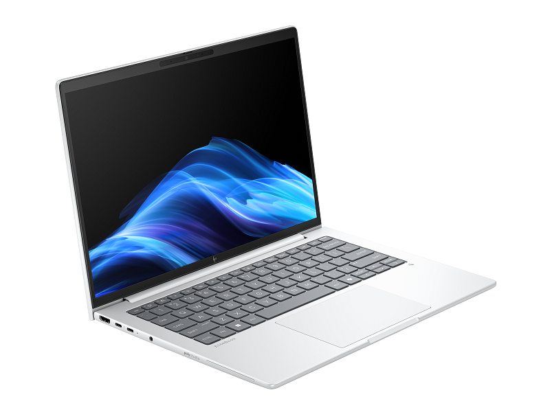 HP EliteBook 6 14 G2i E0EZ1ET#ABF - ordinateur ouvert en perspective HP EliteBook 6 14 G2i E0EZ1ET#ABF ouvert en perspective
