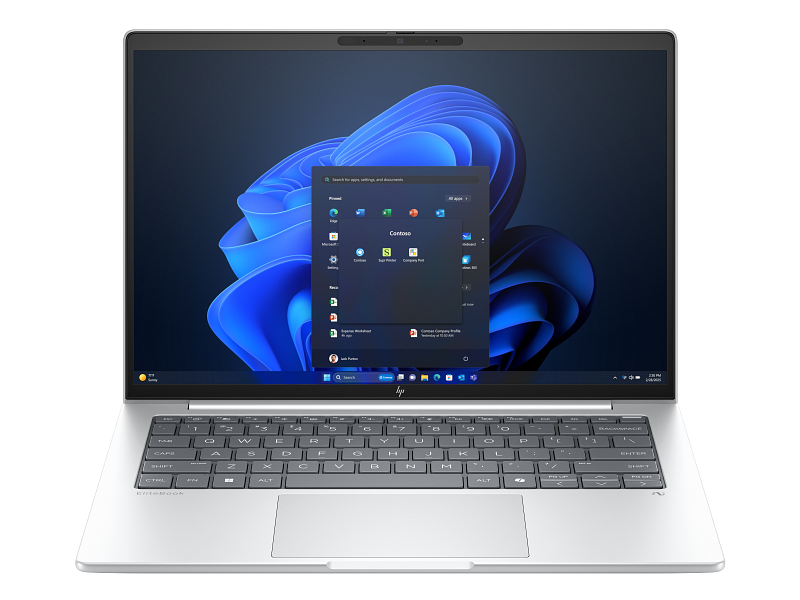 HP EliteBook 6 14 G2i E0EZ1ET#ABF - vue de face HP EliteBook 6 14 G2i E0EZ1ET#ABF vu de face