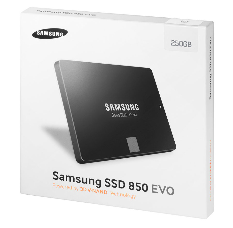 Samsung 250GB SSD 850 EVO, SATA III, 5YR