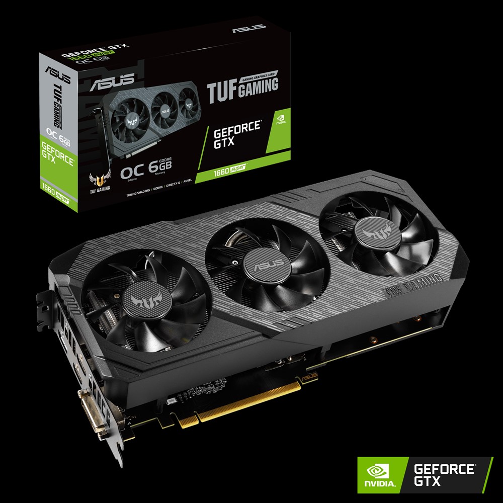 ASUS GTX1660 SUPER TUF 3-GTX1660S-O6G-GAMING 6GB, GDDR6, 192Bit