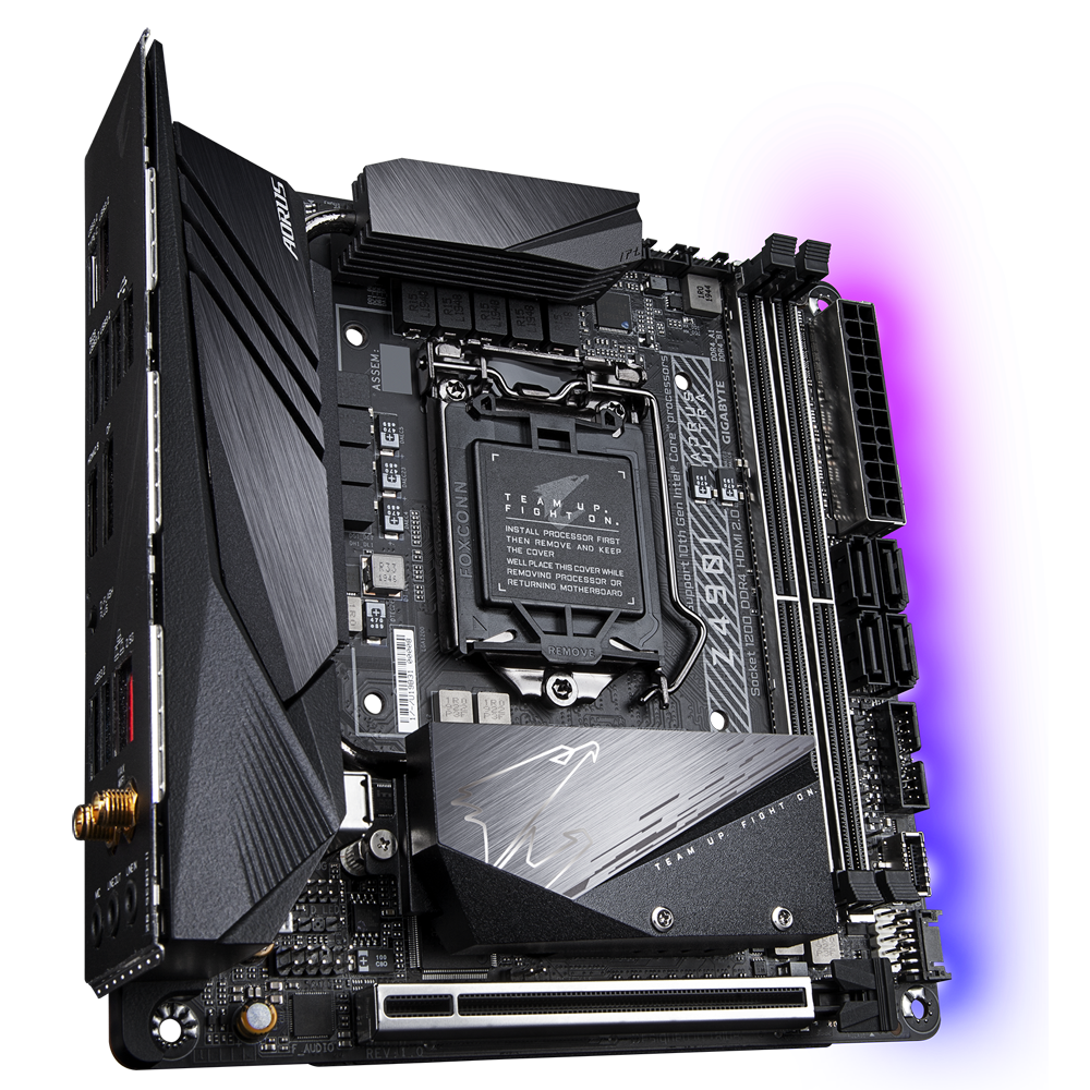 Motherboard GIGABYTE Z490I AORUS ULTRA LGA1200, Mini-ITX, INTEL Z490