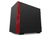 NZXT H210i - Gaming PC Case, Black/Red