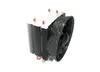 Cooler Master Hyper T200 - Processor Cooler, 11.2 cm, Black, Silver
