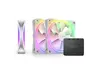 NZXT F120 - RGB DUO Triple Pack PC Case Fan, White