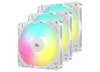 Corsair RS120 ARGB - PC Case Fans (x3), 120mm, PWM, White