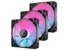 Corsair iCUE LINK RX120 - PC Case Fan (x3), RGB, PWM, 120mm, Black