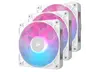 Corsair iCUE LINK RX120 - PC Case Fans (x3), RGB, 120mm, PWM, White