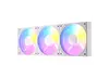 Antec C120 - PC Case Fans, ARGB, 120mm, PWM, 3x, White