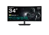 GIGABYTE G34WQC2 - 34" Gaming Monitor, WQHD, VA, 200Hz