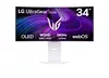 LG UltraGear 34GX90SA-W - 34" Gaming Monitor, 3440 x 1440, Wide Quad HD, OLED, White
