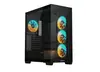 GIGABYTE C500 PANORAMIC STEALTH - Gaming PC Case, Midi Tower, Black