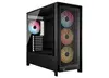 Corsair FRAME 5000D RS ARGB - Gaming PC Case, Midi Tower, Black, Product color: Black