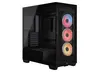 Corsair 3500X LX-R RGB iCUE LINK - Gaming PC Case, Mid Tower, Black, Product color: Black