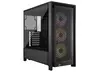 Corsair FRAME 4000D RS - Gaming PC Case, Black, Product color: Black
