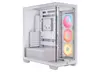 Corsair 3500X LX-R RGB iCUE LINK - Gaming PC Case, Mid Tower, White, Product color: White