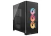 Corsair FRAME 4500X LX LINK - Gaming PC Case, Black, Product color: Black