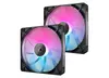 Corsair iCUE LINK RX140 RGB - Computer Case Fan, 14cm, 2pc(s), Black