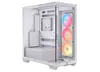 Corsair 3500X RS-R - ARGB PC Case, White, Цвет товара: Белый