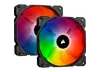 Corsairi CUE SP140 RGB PRO Performance - 140mm Dual PC Case Fan Kit with Lighting Node CORE