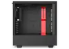 NZXT H510 - Gaming PC Case, Matte Black/Red