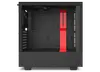 NZXT H510i - Gaming PC Case, Matte Black/Red