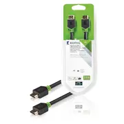 Konig KNV34000E20 - HDMI Cable, 4K, M/M, 2m