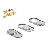 Delock 20656 - Webcam Cover for Laptop, Tablet and Smartphone, 3pcs, Silver