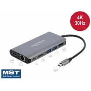 Delock D87731 - USB Type-C™ Docking Station 4K, HDMI/DP/USB 3.0/SD/LAN/PD 3.0
