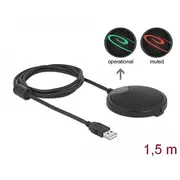 Delock D20672 - USB Condenser Microphone for Conferences, Omnidirectional