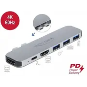 Delock CA-D87753 - Docking Station for MacBook, Dual HDMI 4K / PD / Hub