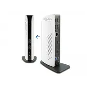 Delock D87771 - Dual USB Docking Station, HDMI Full-HD/USB 3.2/LAN/Audio
