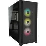 Corsair iCUE 5000X RGB TG - Smart PC Case, Black
