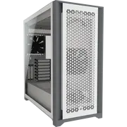 Corsair 5000D Airflow TG - Gaming PC Case, Mid Tower, White