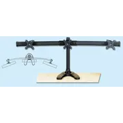 IPPON IPMA66301 - Triple Monitor Arm, 1 Joint, Desktop Stand, 8kg 