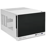 SilverStone SUGO SG13 - PC Case, White/Black