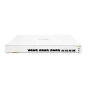 Aruba Instant On 1960 - Network Switch, 12XGT, 4SFP+, Managed, L2+, 10G Ethernet (100/1000/10000), 1U, White